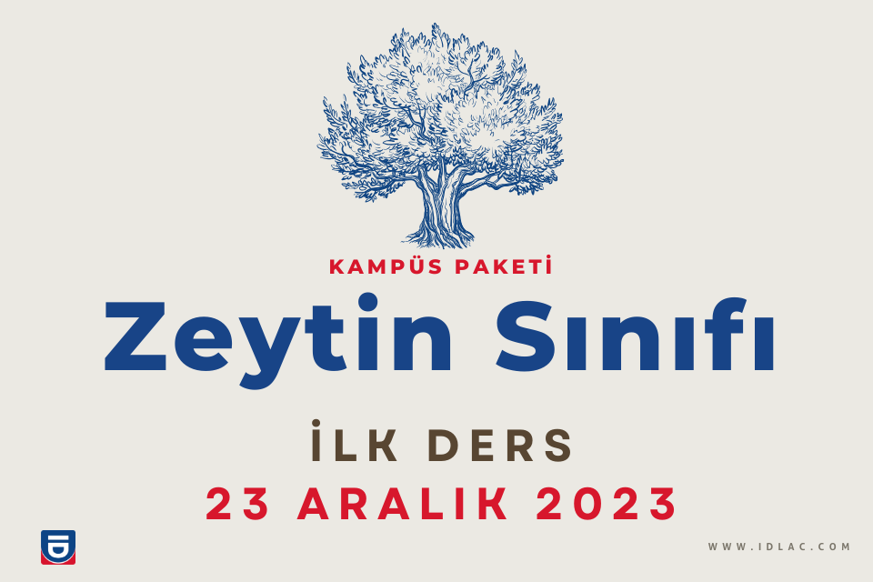 Zeytin Sınıfı Kayıtları Başladı